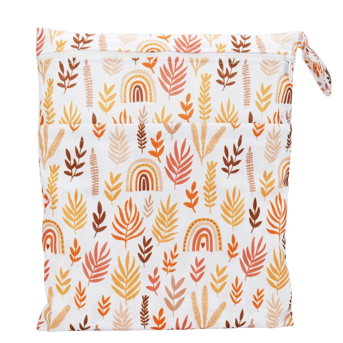 Wet Dry Bag With Two Zippered For Baby Diapers Nappies Waterproof Reusable 36cmx29cm