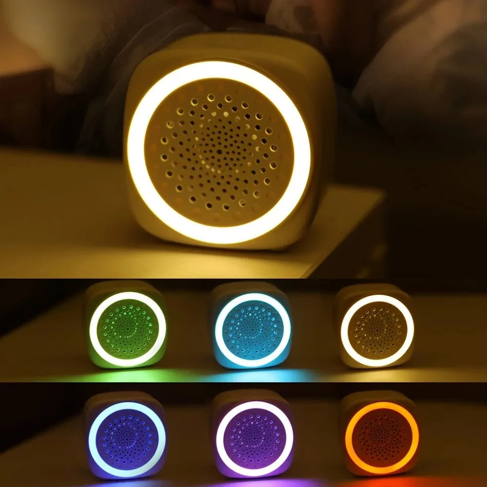 Baby Sleeping White Noise Machine Automatic Sleep Aid with 26 Soothing Music White Noise Sleep Night Light For Bedroom Stroller