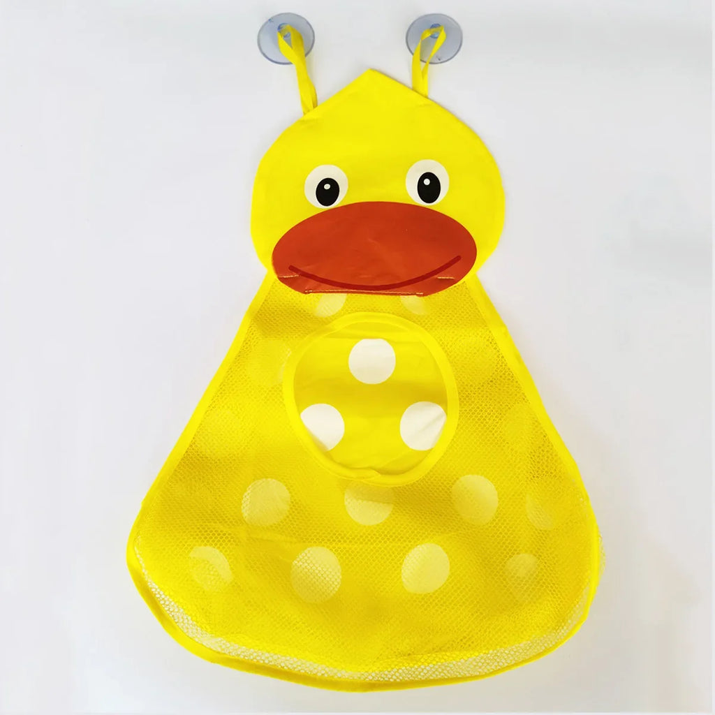 Baby Bath Toy Storage Bag Shower Holder Toys Organizer Net Baskets Water Toys Game Bag for Kids Strong Suction Cups