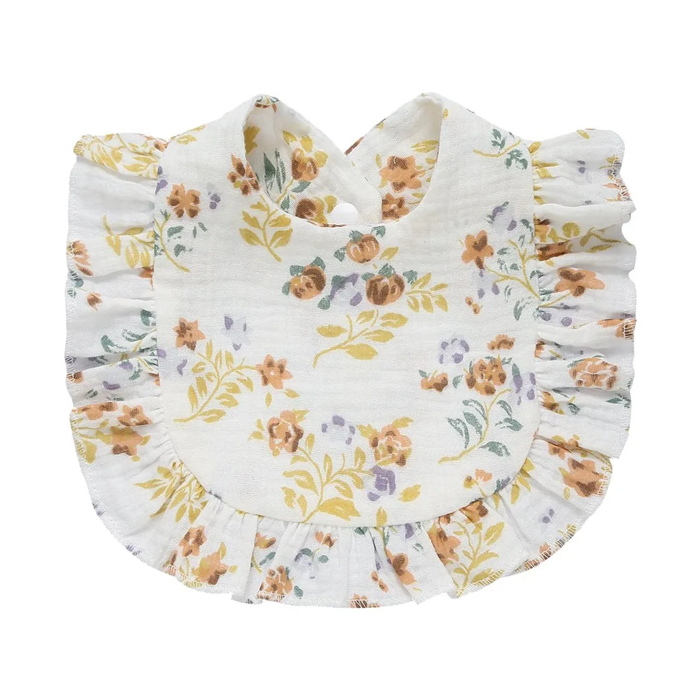 Creative Cotton Newborn Bibs Soft Material Absorbent Infant Burp Cloths Colorful Drool Bandana Baby Stuff