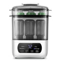 Electric Baby Bottle Steamer and Dryer, 4-in-1 Multi-Function with LED Screen and Auto Shut-Off for All Bottles