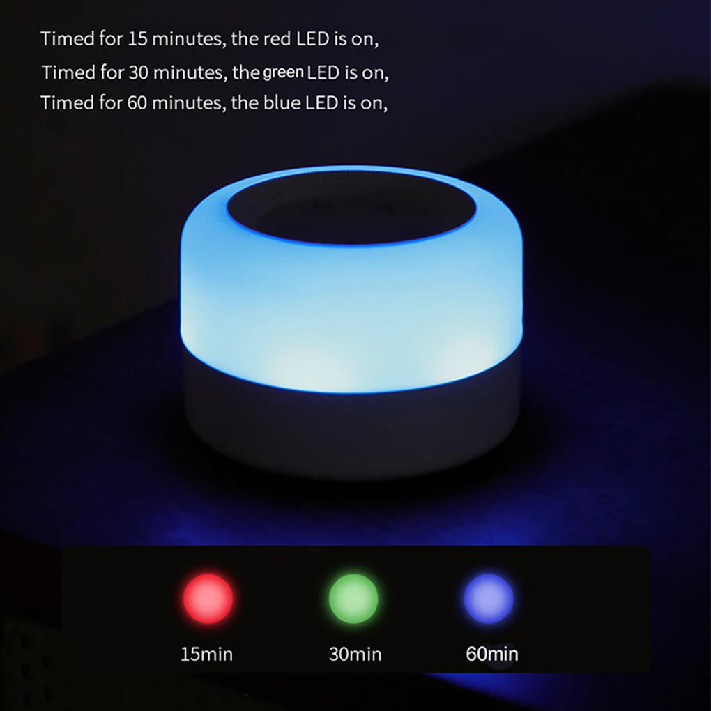 Baby White Noise Machines with Night Light Sleeping Relaxation Tool Portable Touch Adjustable USB Rechargeable for Home Travel