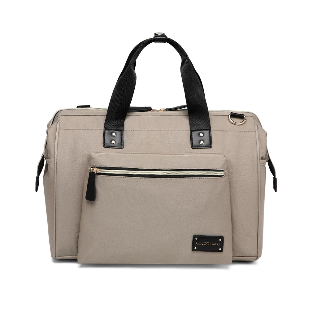Colorland Stylish Large Multi-function Waterproof Messenger Tote Baby Diaper Bag Nappy Changing Bag+Changing Pad