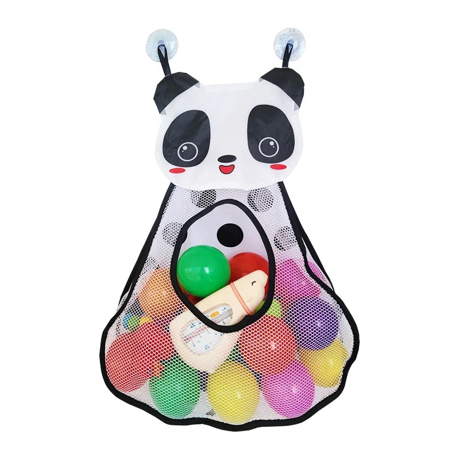 Baby Bath Toy Storage Bag Shower Holder Toys Organizer Net Baskets Water Toys Game Bag for Kids Strong Suction Cups
