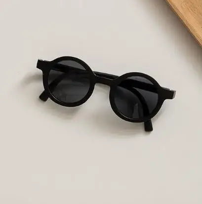 Classic Ins Folding Sunglasses Children Designer Pink Round Frame Sun Glasses Girls Boy Goggles Student Eyewear Lentes Sol Mujer