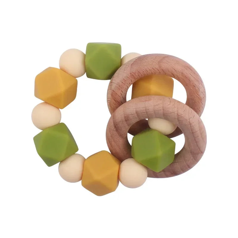 2ps Custom Baby Pacifier Clip Personalized Name Silicone Letter Dummy Holder Nipples Chains Infant Feeding Bracelet Teething Toy