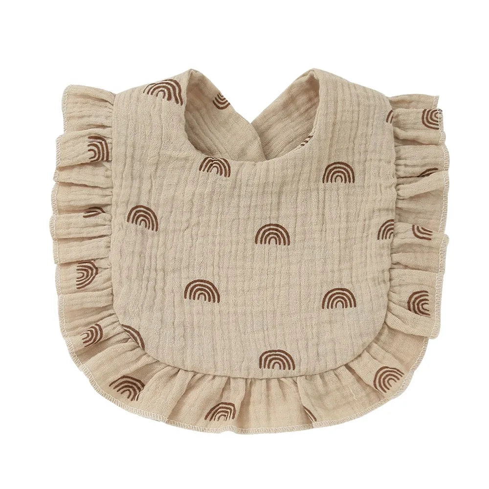 Creative Cotton Newborn Bibs Soft Material Absorbent Infant Burp Cloths Colorful Drool Bandana Baby Stuff