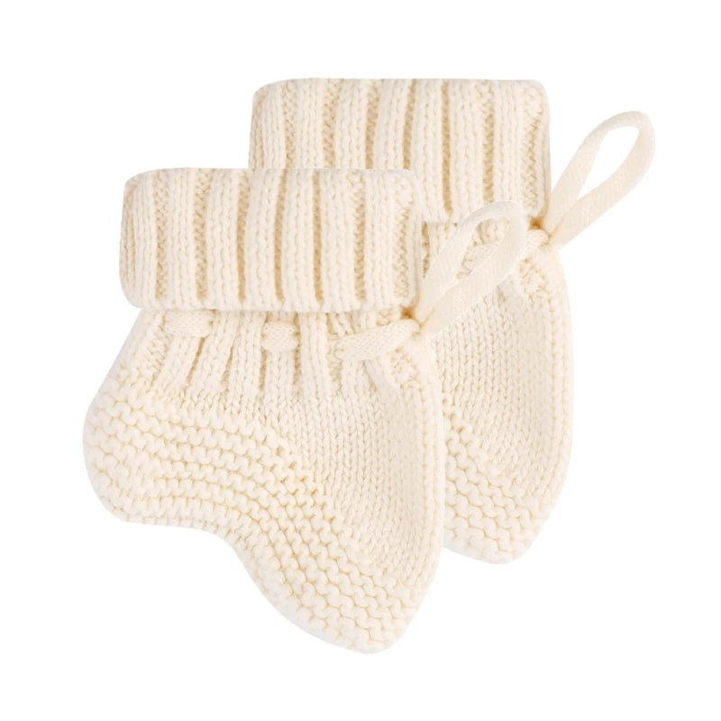 Infant Bootie Knitted Warm Baby Socks Unisex 0 to 6 Months