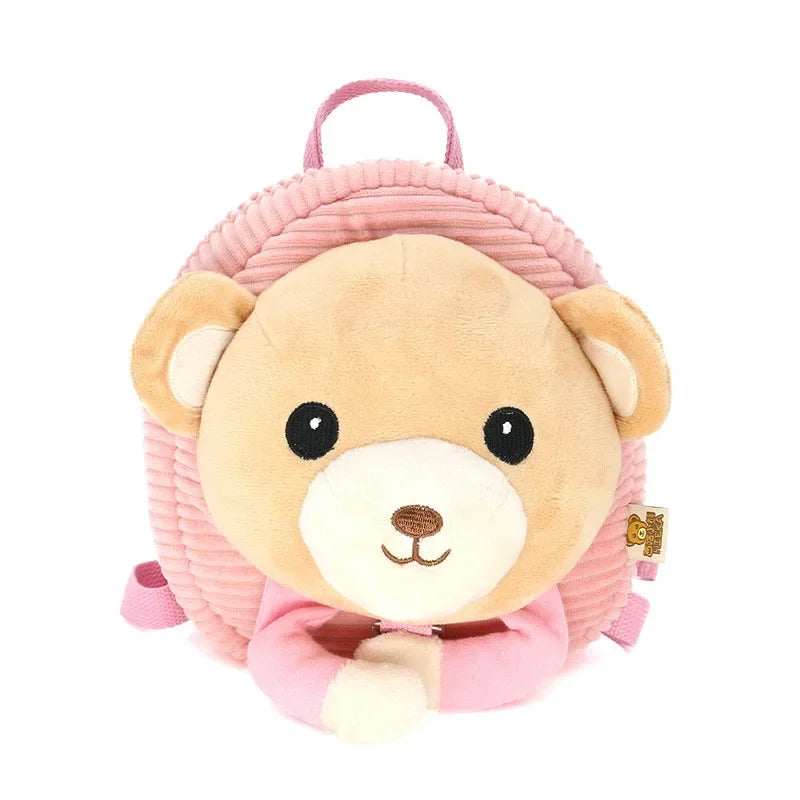 Baby Safety Harness Walker Strap Anti Lost Children Backpack Cute Cartoon Animal Traction  Plush With 100cm Rope