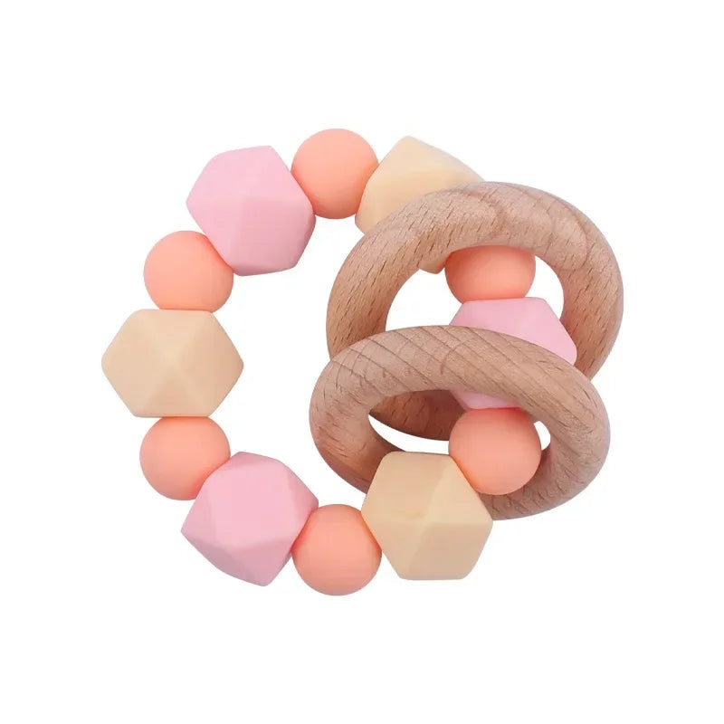 2ps Custom Baby Pacifier Clip Personalized Name Silicone Letter Dummy Holder Nipples Chains Infant Feeding Bracelet Teething Toy