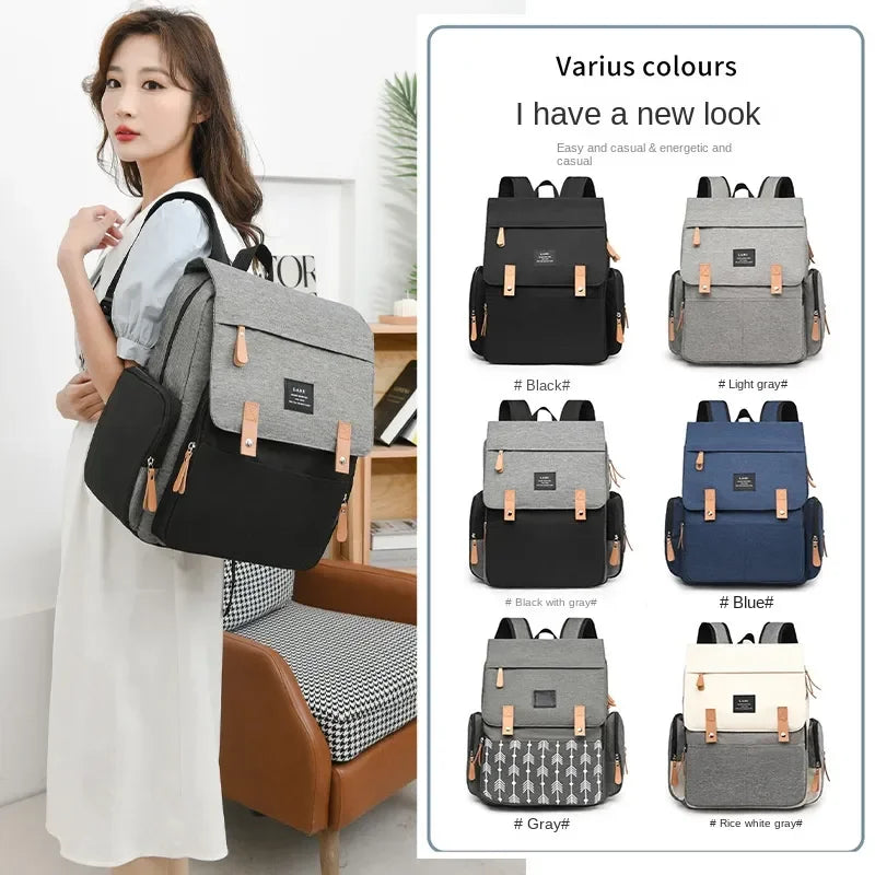 Backpack Bag Mummy Large Capacity Bag Mom Baby Multi-Function Waterproof Outdoor Travel Diaper Bags for Baby Care Baby Stuff