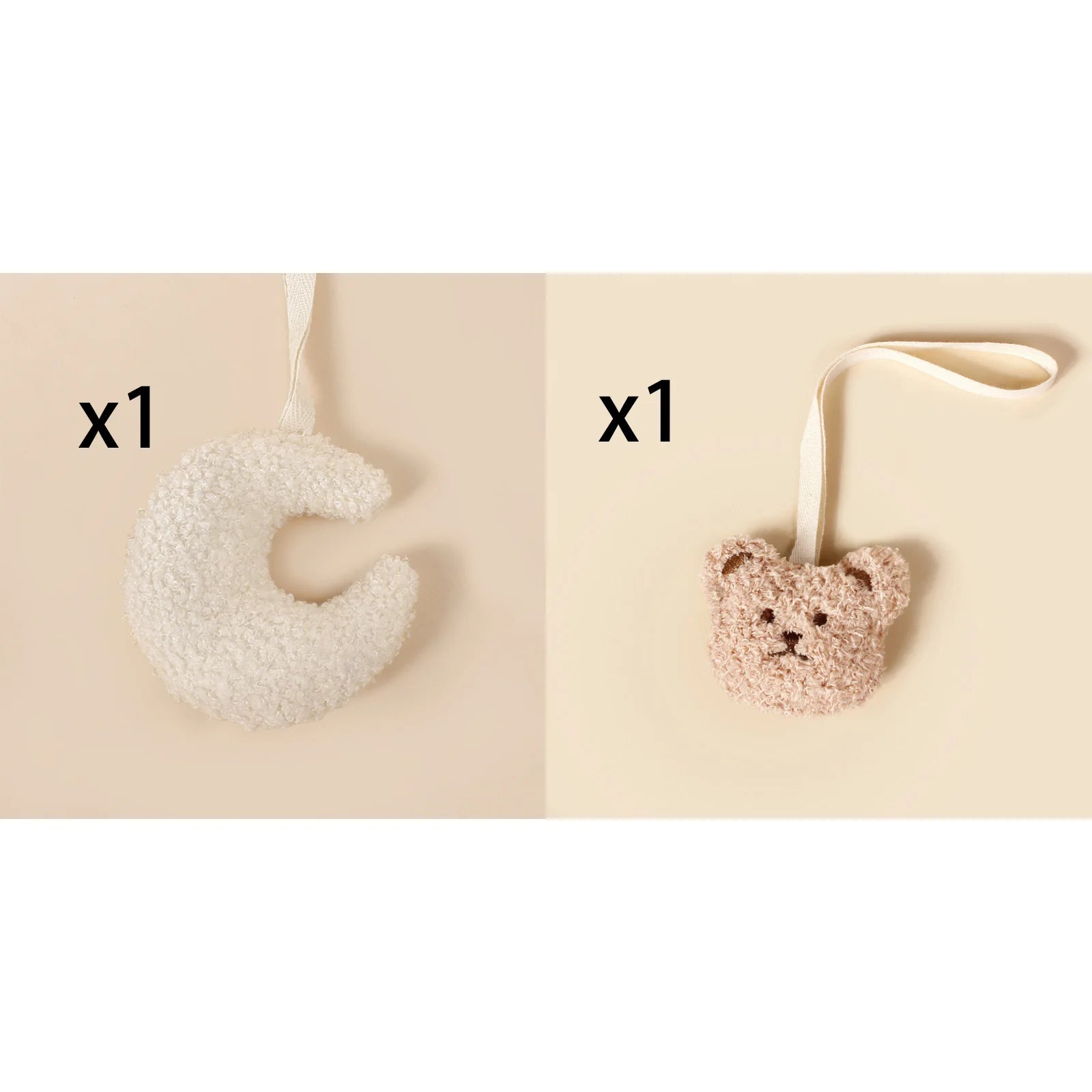 Fashion Teddy Pacifier Holder Baby Embroidered Bear Face Moon Clip For Newborn Kids Comforter Toys Toddler Gifts