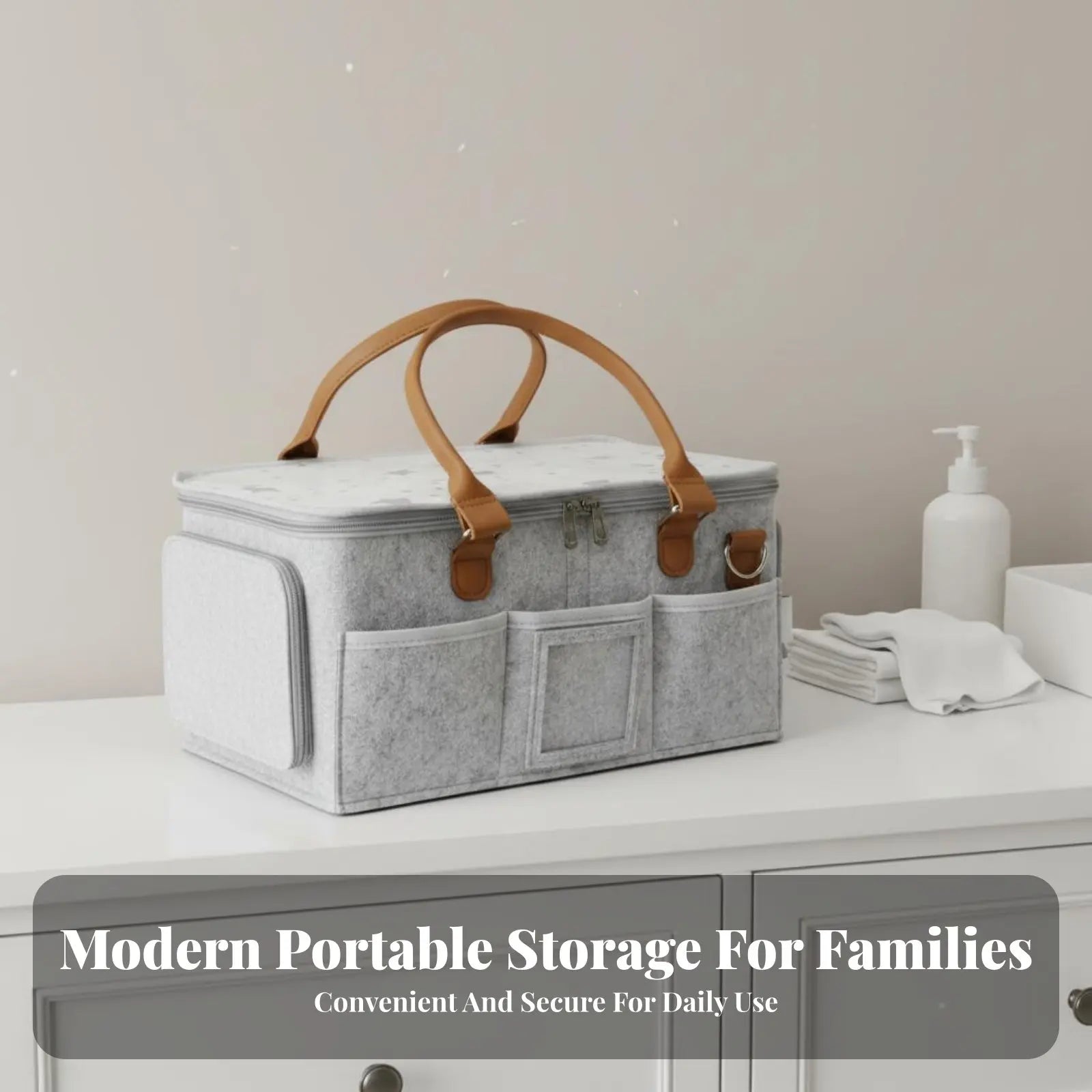 Cloth Diaper Organizer Foldable Baby Diaper Organizer Mommy Bag Organizer Lightweight Portable Changing Table Organizer