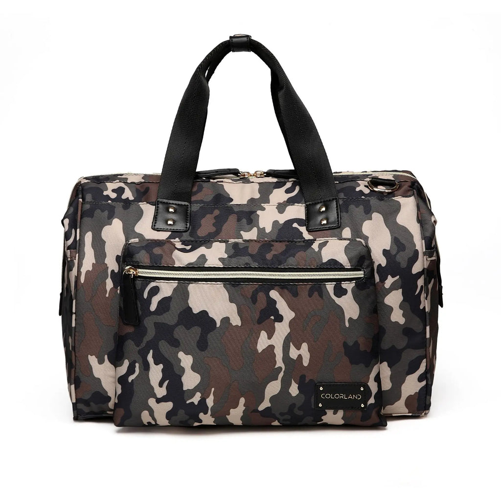Colorland Stylish Large Multi-function Waterproof Messenger Tote Baby Diaper Bag Nappy Changing Bag+Changing Pad