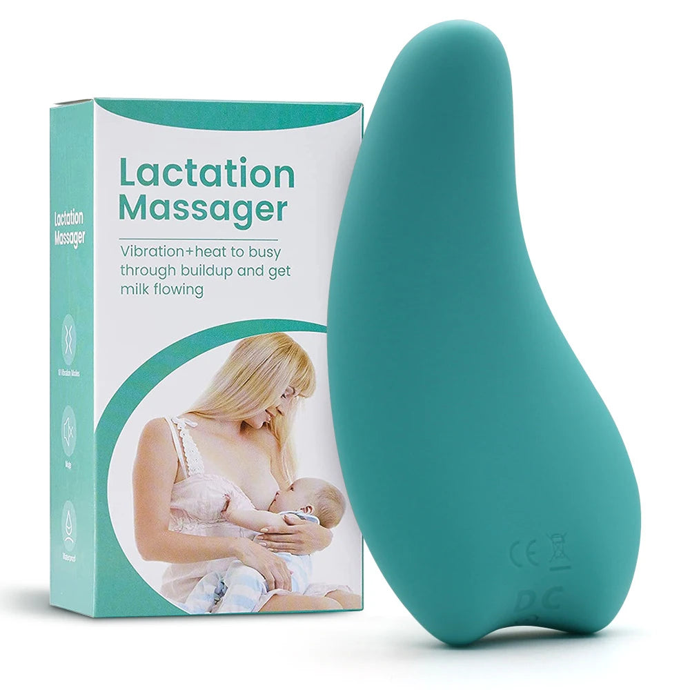 Multi-function Warming Lactation Massager Liquid Breast Lactation Roller Vibrating Lactation Massager for Breastfeeding