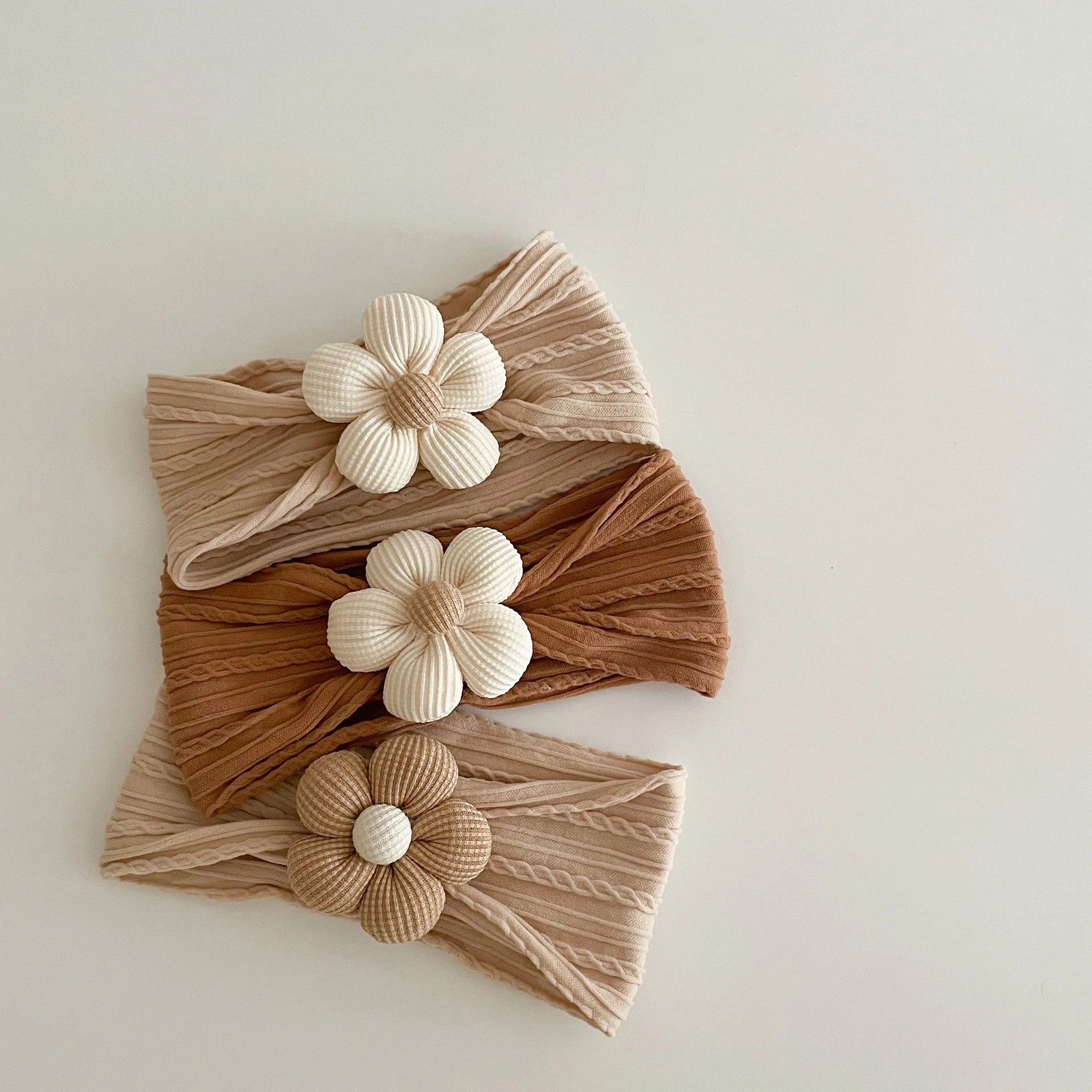 2Pcs/Set Flower Baby Girl Headband Socks Set Infant Soft Nylon Hair Band Newborn Boat Socks Sweet Princess Baby Hair Accessories