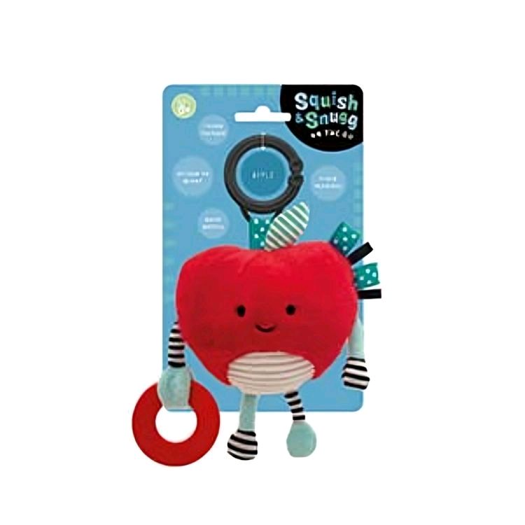 Apple Baby Pram Toy - Squish and Snugg On The Go