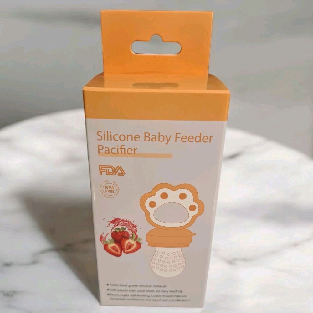 Bump2Beauty Beige Silicone Baby Feeder Pacifier