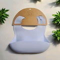 Bump2Beauty Pale Blue Silicone Feeding Bib