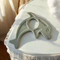 Bump2Beauty Sage Green Dolphin Shaped Teether