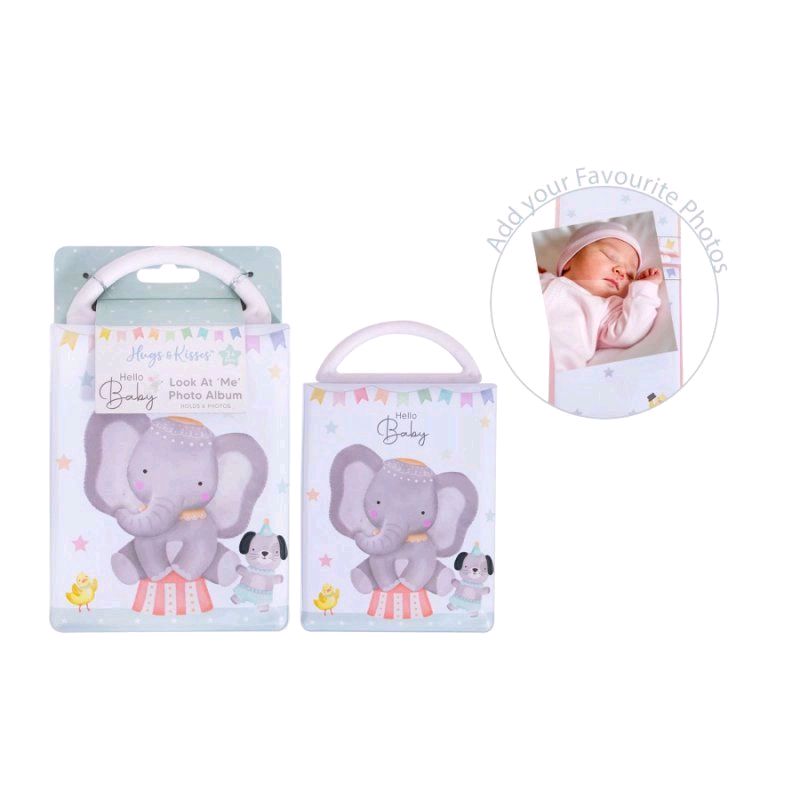 Waterproof Babys Photo Book Toy with 6 Photo Inserts