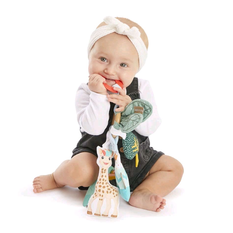 Sophie La Girafe Baby Toy - Activities Ring Soft Giraffe Toy for Motor Skills