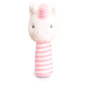 Keeleco Ultra Soft 10cm Unicorn Stick Hand Baby Rattle