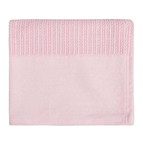 100cm Heavy Knit Luxury Pink Baby Girls Blanket Wrap