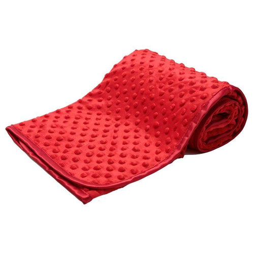 100cm Ultra Soft Red Bubble Unisex Baby Blanket Wrap