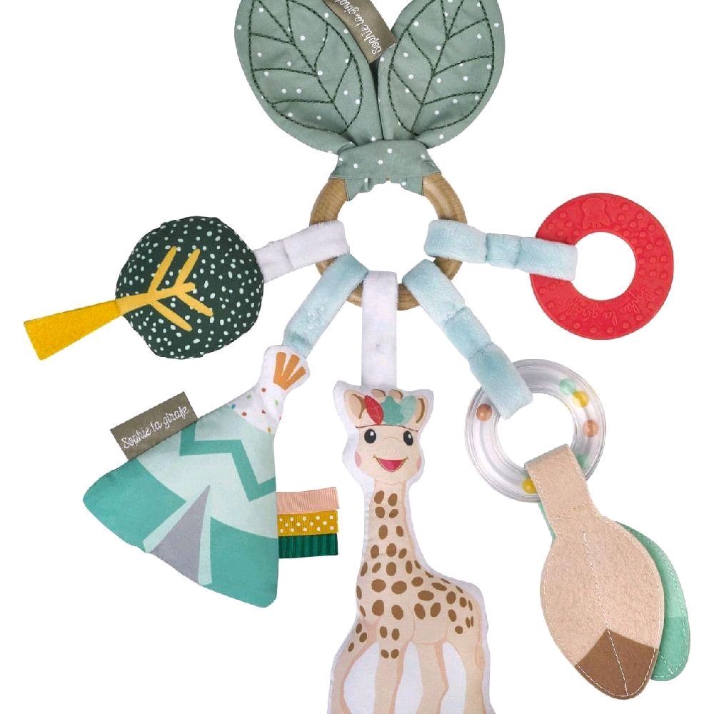 Sophie La Girafe Baby Toy - Activities Ring Soft Giraffe Toy for Motor Skills