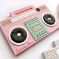 Gummy Chic Novelty Pink Boom Box Silicone Teether