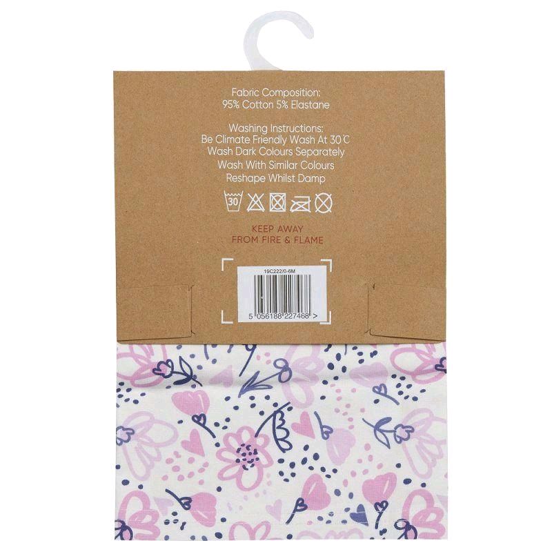 Baby Girls 0-6 Months Floral Headband & Swaddle Wrap Set
